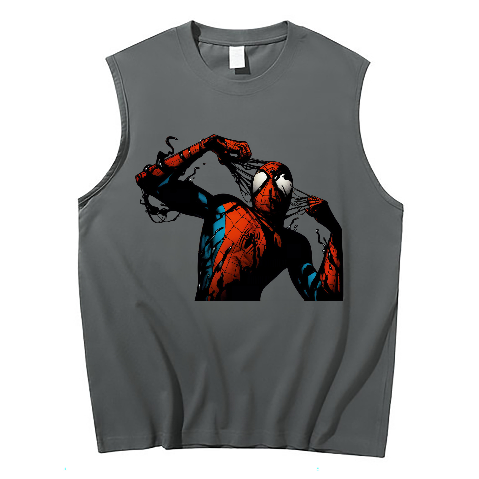 Spider Man スパイダーマン コットン100％タンクトップ（フロントプリント）